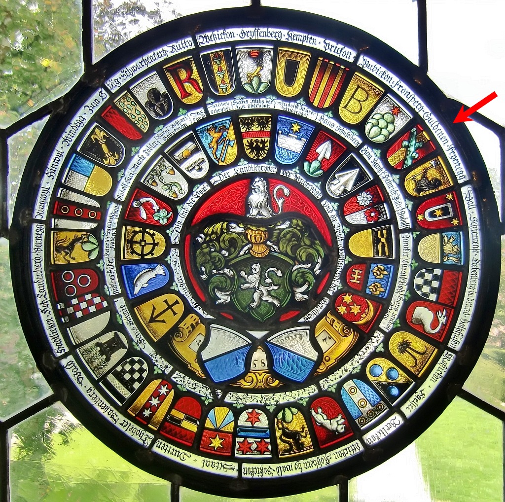 Rundglas Grueningen 1587
